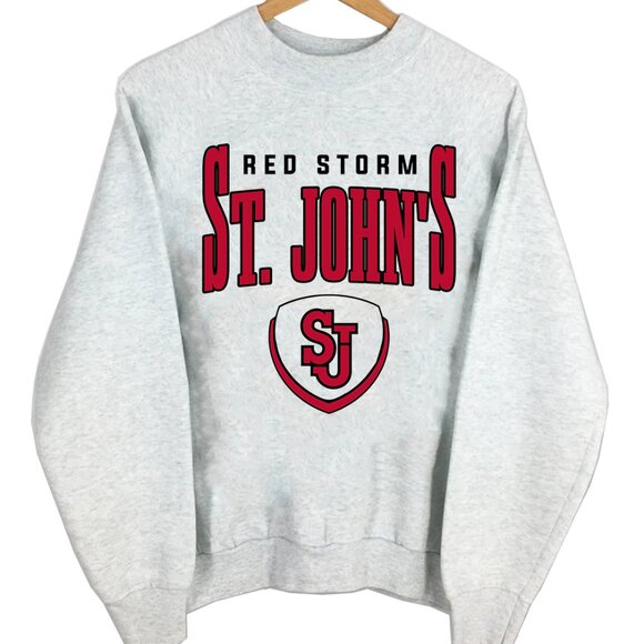 NCAA St John’s Red Storm Sweatshirt Sweater Shirt St John's University Shirt - Picture 1 of 2
